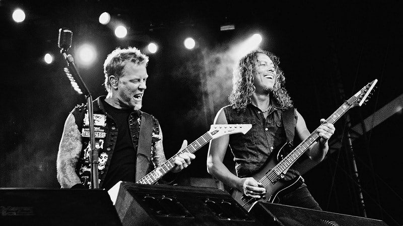 kirk-and-james-metallica-live